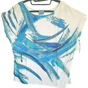 Lark Lane‎ XL Blues Traveler Women's Top T-Shirt Beaded Size XL NWT $54-